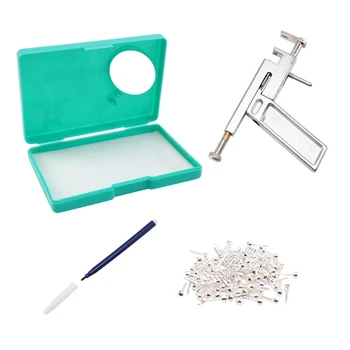 Mini Durable Painless Ear Piercing Tool, Stainless Steel Ear Piercing Ear Stud Tool Set(Silver)
Mini Durable Painless Ear Piercing Tool, Stainless Steel Ear Piercing Ear Stud Tool Set(Silver)