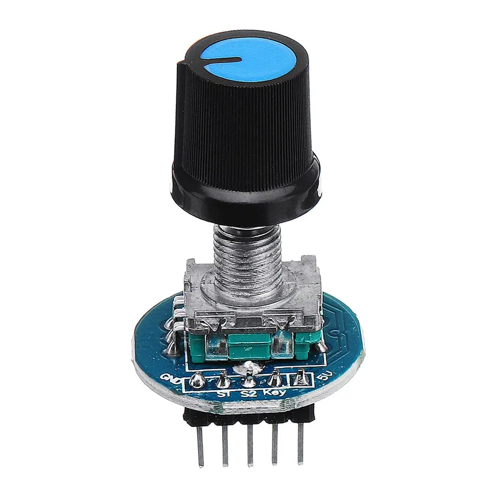 Rotary Encoder Module for Arduino Brick Sensor Development Round Audio Rotating Potentiometer Knob Cap
Rotary Encoder Module for Arduino Brick Sensor Development Round Audio Rotating Potentiometer Knob Cap