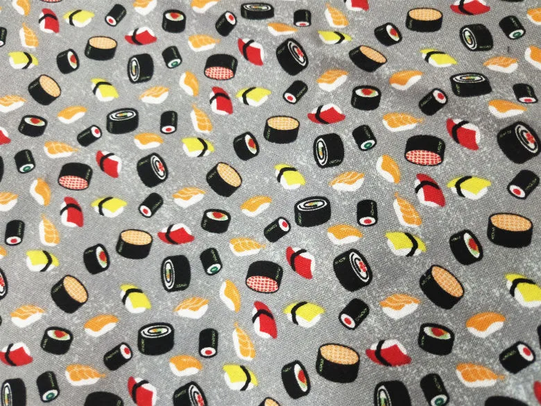 110*50cm Cartoon Sushi cotton Fabric Baby boy Shirt skirt Diy Handmade Craft Bedding Home Cloth Purse Quilt
110*50cm Cartoon Sushi cotton Fabric Baby boy Shirt skirt Diy Handmade Craft Bedding Home Cloth Purse Quilt