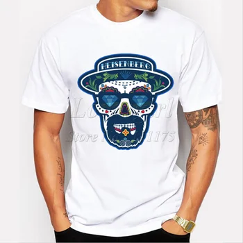 2019 Newest men's fashion breaking bad Heisenberg skull t-shirt Harajuku funny tee shirts Hipster O-neck cool tops 
2019 Newest men's fashion breaking bad Heisenberg skull t-shirt Harajuku funny tee shirts Hipster O-neck cool tops