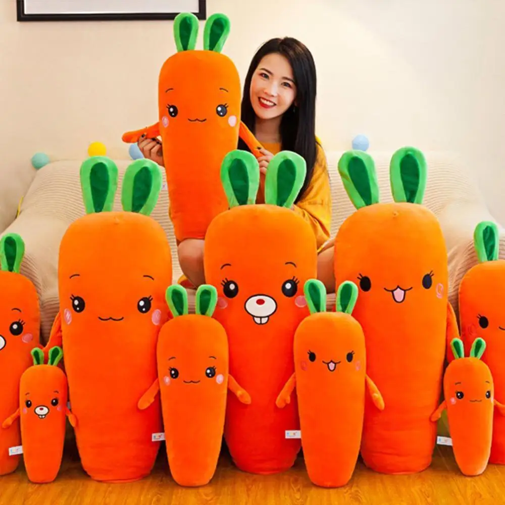 Carrot Down Cotton Long Pillow Soft Stuffed Four-sided Bullet Vegetable Carrot Down Toy Birthday Girl Pillow Cheap Toy
Carrot Down Cotton Long Pillow Soft Stuffed Four-sided Bullet Vegetable Carrot Down Toy Birthday Girl Pillow Cheap Toy