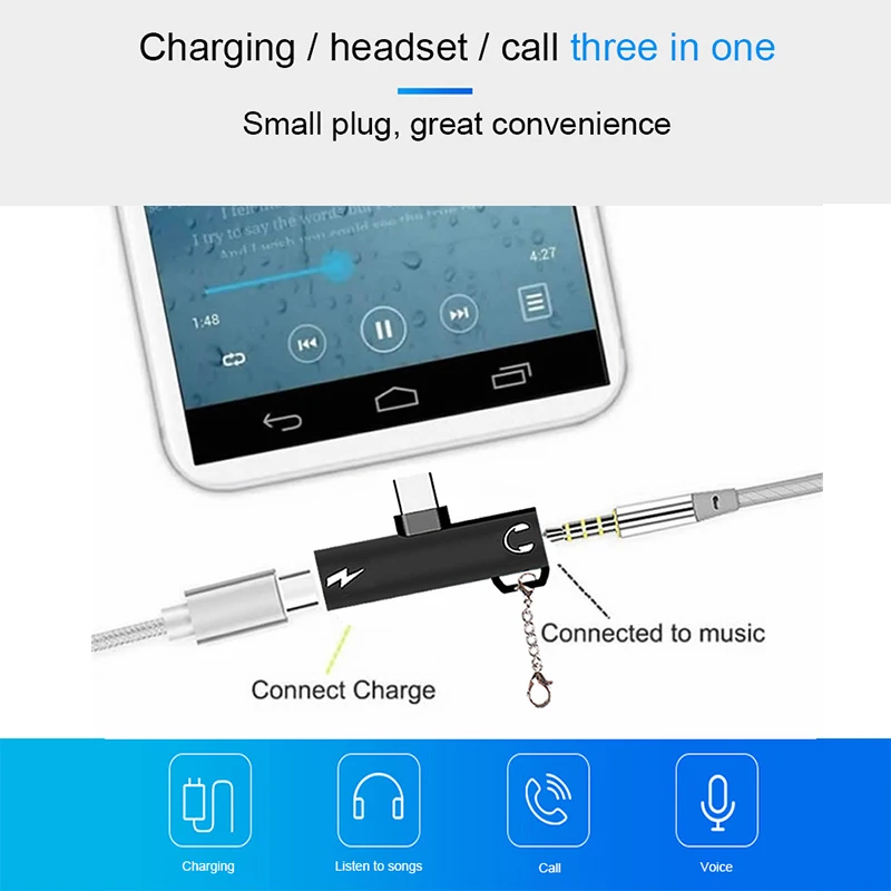 Robotsky-2-in-1-Type-C-to-3-5mm-Earphone-Converter-USB-Type-C-Headphones-Audio (3)