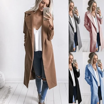 Winter Coats and Jackets Women 2019 Plus Size Long Wool Coat Female Cloak Cape Khaki Jacket Warm Korean Elegant Vintage Coat
Winter Coats and Jackets Women 2019 Plus Size Long Wool Coat Female Cloak Cape Khaki Jacket Warm Korean Elegant Vintage Coat