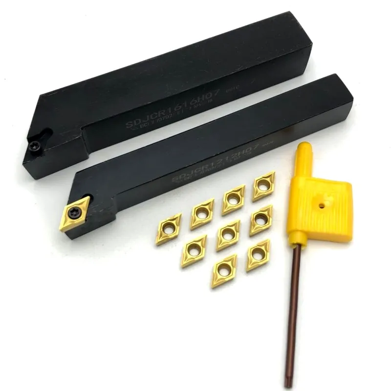 DCMT070204 VP15TF UE6020 US735 carbide insert + 1PC SDJCR0808H07 SDJCR1212H07 SDJCR1616H07 CNC turning tool cutting tool holder
DCMT070204 VP15TF UE6020 US735 carbide insert + 1PC SDJCR0808H07 SDJCR1212H07 SDJCR1616H07 CNC turning tool cutting tool holder