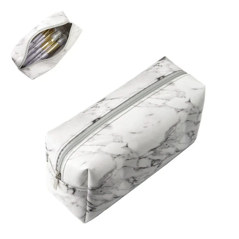 

Fashion Marble Makeup Bag Women Necessaire Feminina Portable Tote Toiletry Bag Organizer Beauty Case Cosmetic Bag Kosmetyczka