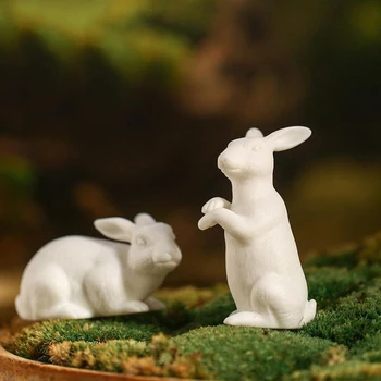 Ceramic Small White Rabbit Tea Pet Micro Landscape Pot Accessories Pen Shelf Small Animal Figure Home Craft Decoration
Ceramic Small White Rabbit Tea Pet Micro Landscape Pot Accessories Pen Shelf Small Animal Figure Home Craft Decoration