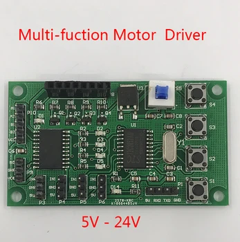 Programmable DC 5V 6V-24V Multi-fuction Motor Driver Mini 4-phase 5-wire Stepping Motor Speed Controller Module Board
Programmable DC 5V 6V-24V Multi-fuction Motor Driver Mini 4-phase 5-wire Stepping Motor Speed Controller Module Board