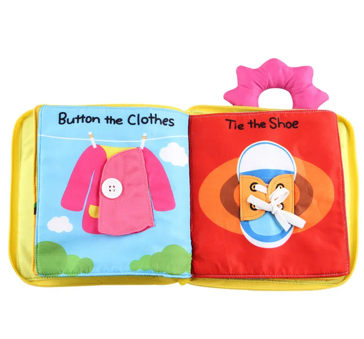 Baby Toys New Cartoon Cloth Book Infant Rattles Animal Knowledge Touch Ring Paper Early Education Soft Book Children 0-3 Years
Baby Toys New Cartoon Cloth Book Infant Rattles Animal Knowledge Touch Ring Paper Early Education Soft Book Children 0-3 Years