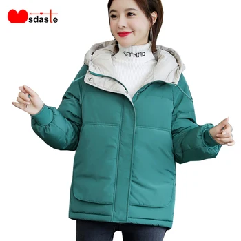 Winter Jackets Parkas Women Coats 2019 New Casaco Feminino Plus Size M~3XL Chaqueta Mujer Hooded Thicken Padded Coat Outwear
Winter Jackets Parkas Women Coats 2019 New Casaco Feminino Plus Size M~3XL Chaqueta Mujer Hooded Thicken Padded Coat Outwear