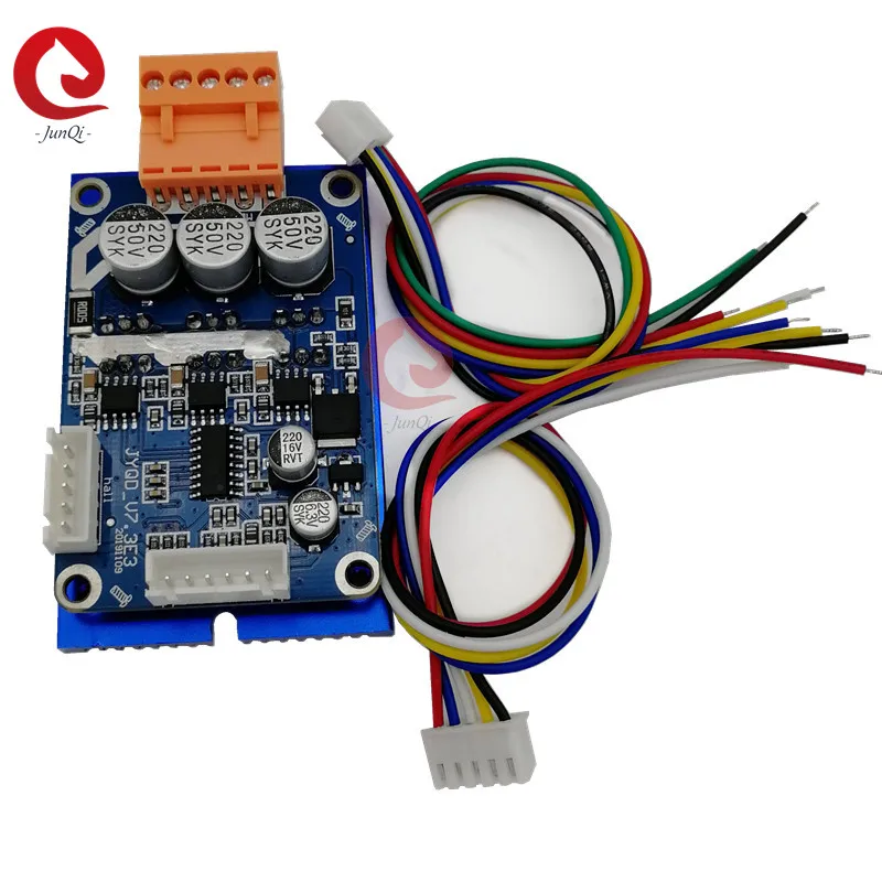 DC12V-36V 15A 500W High Power Brushless Motor PWM Controller Driver Board JYQD-V7.3E3 with heatsink connector wires
DC12V-36V 15A 500W High Power Brushless Motor PWM Controller Driver Board JYQD-V7.3E3 with heatsink connector wires