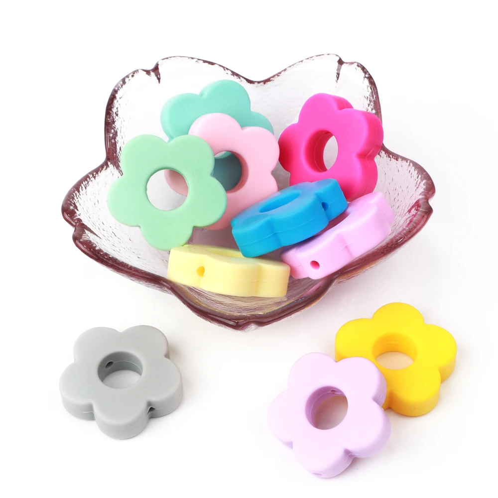 Sun Flower BAP Free Silicone Sun Flower Beads Necklaces Pacifier Chain Holder Baby Chewing Jewelry Teether Toy For Mommy DIY
Sun Flower BAP Free Silicone Sun Flower Beads Necklaces Pacifier Chain Holder Baby Chewing Jewelry Teether Toy For Mommy DIY