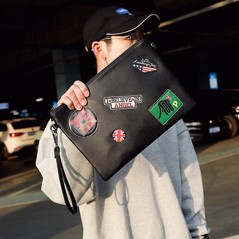 Fashion Men Handbag Medal Embrodiery Clucth Bag Fashion Leisure Cross Body shoulder bag High Quality Free Shipping
Fashion Men Handbag Medal Embrodiery Clucth Bag Fashion Leisure Cross Body shoulder bag High Quality Free Shipping