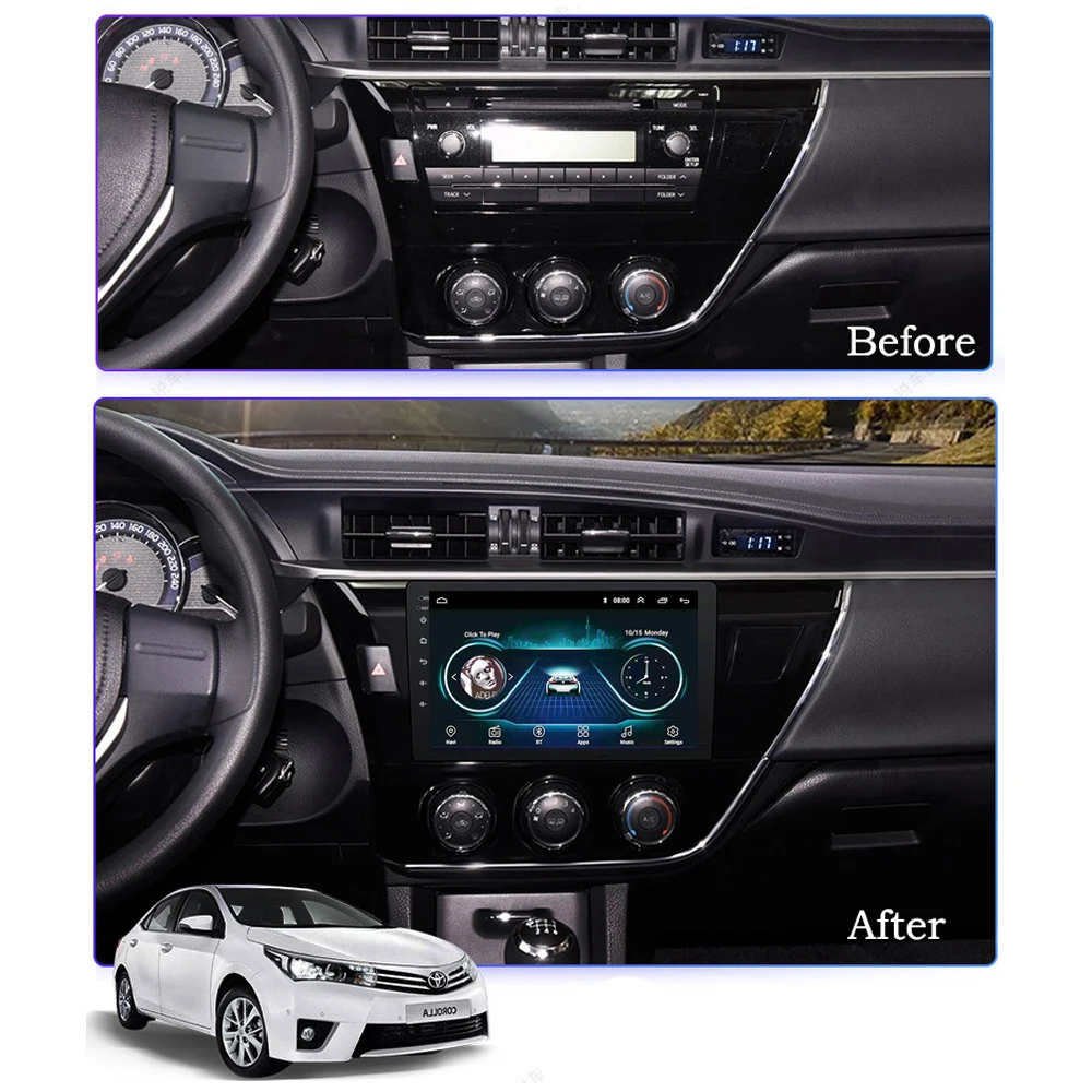 Cheap Car radio For Toyota Corolla 2014-2016 10" Android 8.1 DVD Multimedia player GPS Navi Full Touch Screen Mp5 Mirror link SWC WIFI 1 Cheap Car radio For Toyota Corolla 2014-2016 10" Android 8.1 DVD Multimedia player GPS Navi Full Touch Screen Mp5 Mirror link SWC WIFI 1