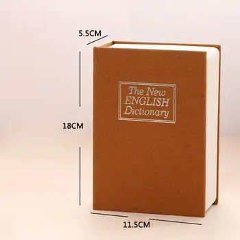 7.2 * 4.6 *2.2 Inch Storage Safe Box Dictionary Book Jewellery Secret Security With Lock Key Locker Money Hidden Bank Cash B7G2
7.2 * 4.6 *2.2 Inch Storage Safe Box Dictionary Book Jewellery Secret Security With Lock Key Locker Money Hidden Bank Cash B7G2