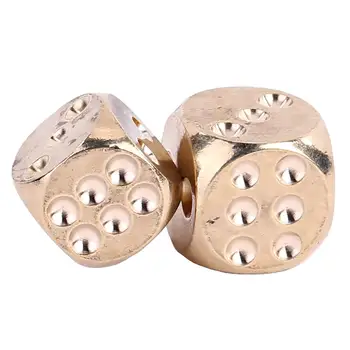 13x13x13/15x15x15mm Brass Dices Metal Solid Chromon Hand Polishing Gold Mahjong Dice Bar Entertainment Products
13x13x13/15x15x15mm Brass Dices Metal Solid Chromon Hand Polishing Gold Mahjong Dice Bar Entertainment Products