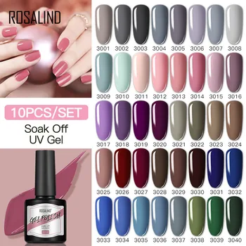 ROSALIND 5/10pcs Gel Set Soak Off All For Manicure Nails Gel Polish Hybrid Varnishes Kit Nail Design 8ML UV LED Gel Lacquer
ROSALIND 5/10pcs Gel Set Soak Off All For Manicure Nails Gel Polish Hybrid Varnishes Kit Nail Design 8ML UV LED Gel Lacquer