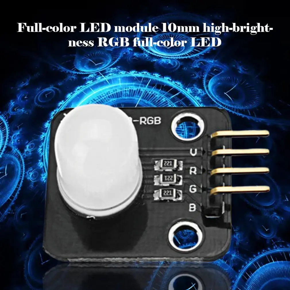 FOR Arduino Electronic Building Blocks Full Color Led Module 10Mm High Brightness Rgb Gurable Full Color Led
FOR Arduino Electronic Building Blocks Full Color Led Module 10Mm High Brightness Rgb Gurable Full Color Led