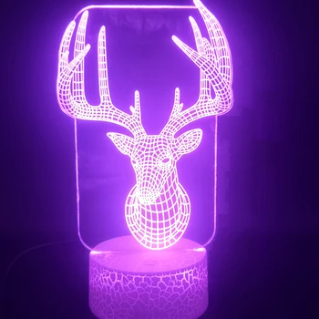 3D Lamp Milu Deer Animal Atmosphere Bright Base Touch Sensor for Room Christmas Decoration Usb Multi-color Led Night Light Lamp
3D Lamp Milu Deer Animal Atmosphere Bright Base Touch Sensor for Room Christmas Decoration Usb Multi-color Led Night Light Lamp