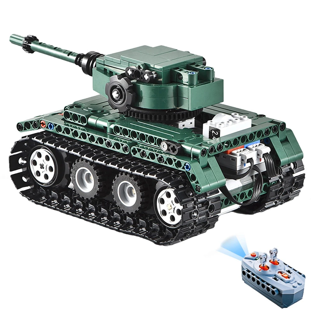 Kids Gift Bricks Portable High Speed Compatible Tiger Tank Funny Remote Control Building Blocks Technic Army Car DIY Assemble
Kids Gift Bricks Portable High Speed Compatible Tiger Tank Funny Remote Control Building Blocks Technic Army Car DIY Assemble