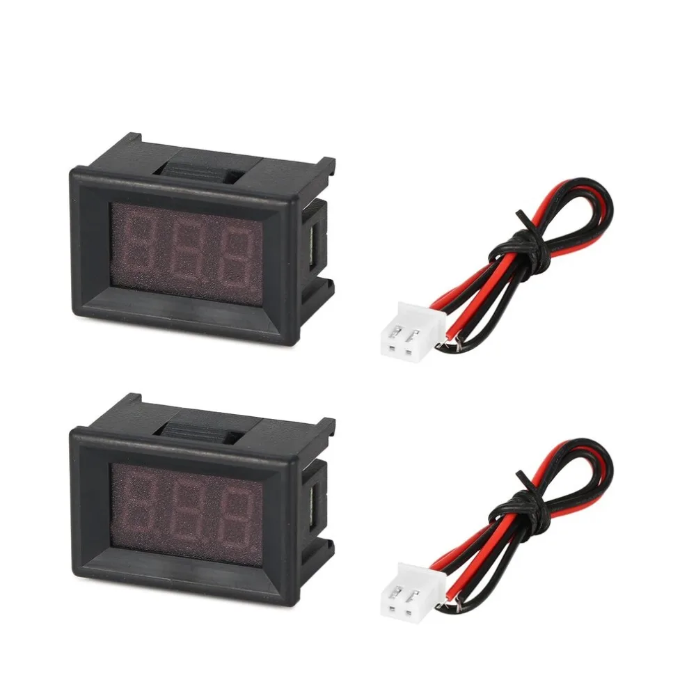 2PCS DC7-150V 2-Wire LED Digital Display Panel Voltmeter Electric Voltage Meter Volt Tester for Auto Car Motorcycle Battery Cart
2PCS DC7-150V 2-Wire LED Digital Display Panel Voltmeter Electric Voltage Meter Volt Tester for Auto Car Motorcycle Battery Cart