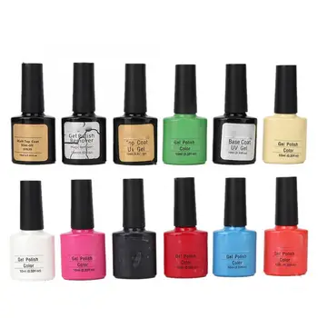 Nail Art Gel 12 Bottles Nail Art UV Gel Nail Polish Quick Coloring Soak Off Gel Polish Manicure Tool
Nail Art Gel 12 Bottles Nail Art UV Gel Nail Polish Quick Coloring Soak Off Gel Polish Manicure Tool