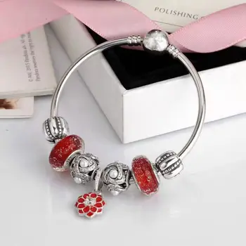 High Quality 1:1 100% 925 Silver sterling red charm enamel lotus design bills free charter bracelet
High Quality 1:1 100% 925 Silver sterling red charm enamel lotus design bills free charter bracelet