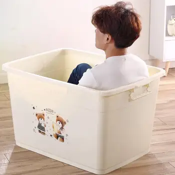 Receiving Box Plastic Super Large Clothes Finishing Box Thickened Cleaning Box Large Receiving Box Covered Clothes Storage Box
Receiving Box Plastic Super Large Clothes Finishing Box Thickened Cleaning Box Large Receiving Box Covered Clothes Storage Box