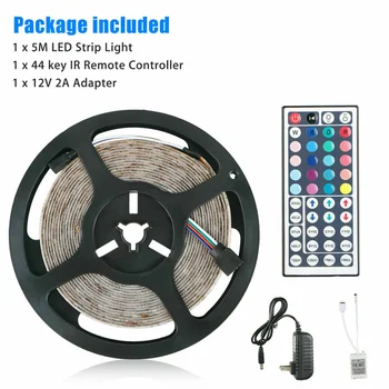 1 Set of 10M LEDs Light Strip RGB 600 LED Waterproof High Brightness Strip Light with 44 Keys Remote Control Adapter Accessories
1 Set of 10M LEDs Light Strip RGB 600 LED Waterproof High Brightness Strip Light with 44 Keys Remote Control Adapter Accessories