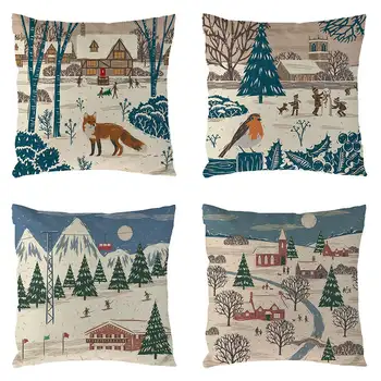 45*45cm Nordic Snow Fox Birds Linen Dachshund Giraffe Hedgehog Lion Pug Squirrel Cushion Cover Sofa Throw Pillow Car Case 1677
45*45cm Nordic Snow Fox Birds Linen Dachshund Giraffe Hedgehog Lion Pug Squirrel Cushion Cover Sofa Throw Pillow Car Case 1677