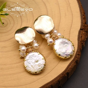 GLSEEVO Baroque Pearl Clip Earrings For Women Wedding Engagement Handmade Classic Gifts Earrings Fashion Luxury Jewelry GE0872B
GLSEEVO Baroque Pearl Clip Earrings For Women Wedding Engagement Handmade Classic Gifts Earrings Fashion Luxury Jewelry GE0872B