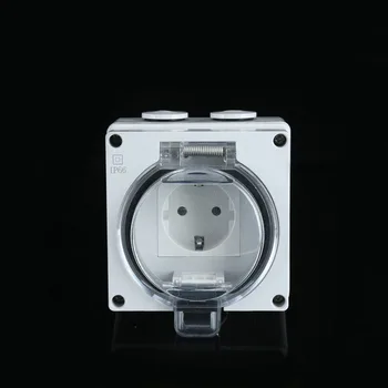 IP66 connect wire Waterproof switch Industrial switch Outdoor waterproof switch Dust cover EU Output SOCKET
IP66 connect wire Waterproof switch Industrial switch Outdoor waterproof switch Dust cover EU Output SOCKET