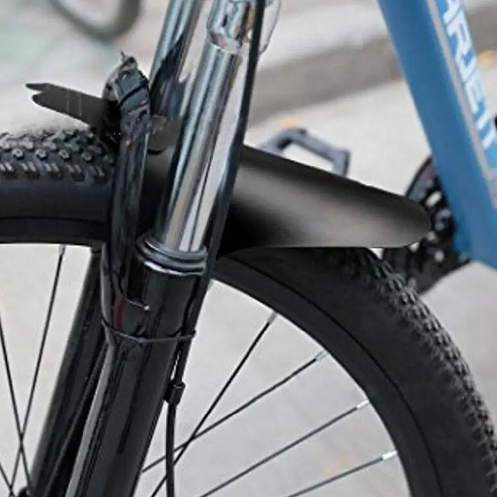 Фото 26.5*22 cm Plastic Bicycle Fenders Black Front / Rear Bike Mudguard Mtb Wings Mud Guard Cycling Accessories for | Спорт и