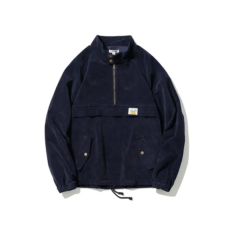 2019 New Style Japanese-style National Trends Autumn Corduroy Retro Stand Collar Pullover Jacket Men'S Wear
2019 New Style Japanese-style National Trends Autumn Corduroy Retro Stand Collar Pullover Jacket Men'S Wear