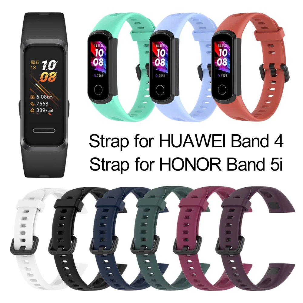 Soft Sports Silicone Strap with Buckle Replacement Watch Band for HUAWEI Band 4 Honor Band 5i Smart Watch Accessories new hot
Soft Sports Silicone Strap with Buckle Replacement Watch Band for HUAWEI Band 4 Honor Band 5i Smart Watch Accessories new hot
