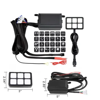 6 Gangs Switch Panel Electronic Relay System kits Circuit breakers 12V Control Box Waterproof Fuse for Car Truck Boat Marine
6 Gangs Switch Panel Electronic Relay System kits Circuit breakers 12V Control Box Waterproof Fuse for Car Truck Boat Marine
