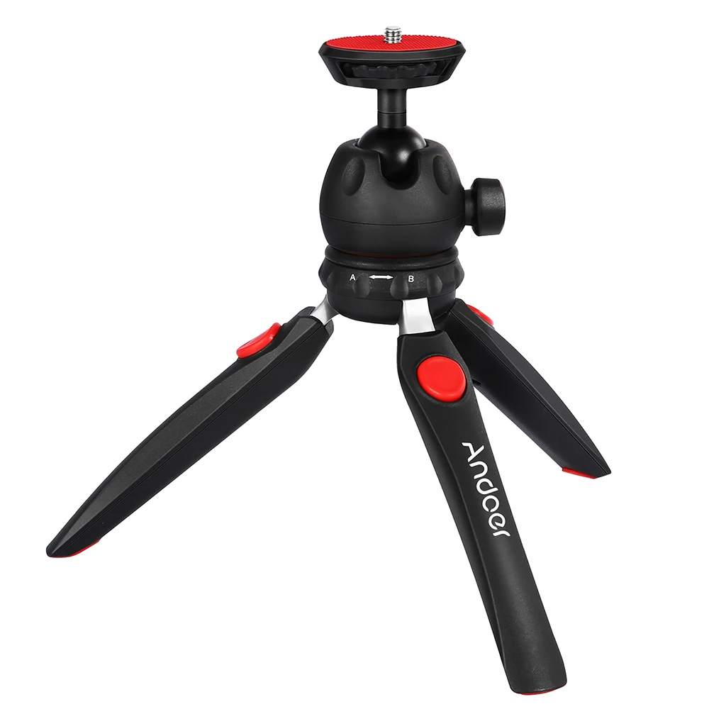 Andoer Mini Tabletop Tripod Phone Camera Tripod for Canon Nikon Sony DSLR for Huawei Smartphone for GoPro
Andoer Mini Tabletop Tripod Phone Camera Tripod for Canon Nikon Sony DSLR for Huawei Smartphone for GoPro