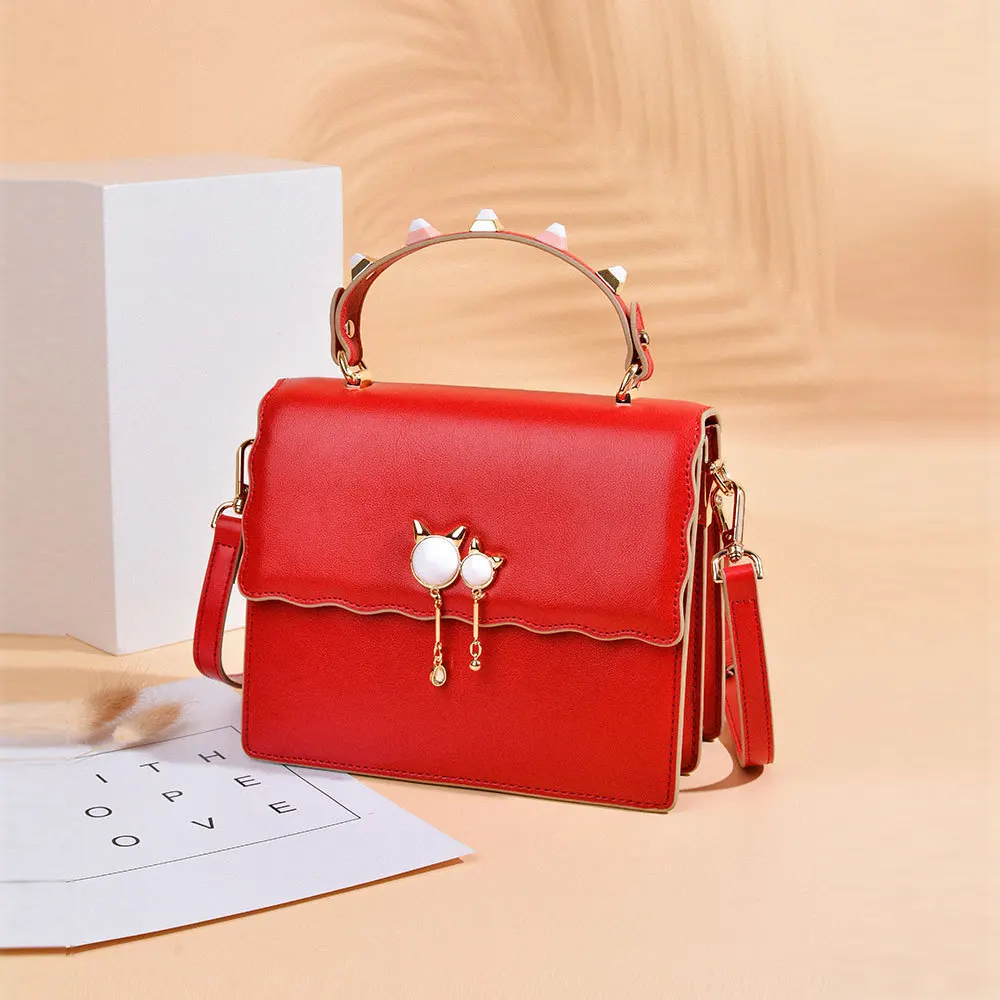 Cat's ear Shoulder Bag 2020 New High-Capacity Lovely Handbags over-the-Shoulder Bag
Cat's ear Shoulder Bag 2020 New High-Capacity Lovely Handbags over-the-Shoulder Bag
