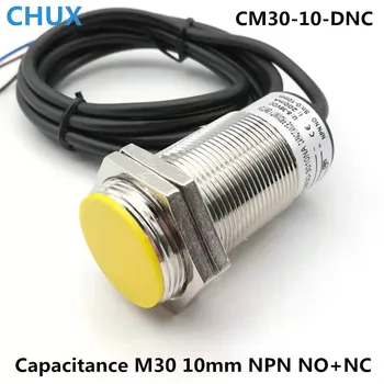 CHUX Proximity Sensor Capacitance type NPN M30 4 Wires 10mm Detection Distance NO+NC Position Sensor Switch 24V DC
CHUX Proximity Sensor Capacitance type NPN M30 4 Wires 10mm Detection Distance NO+NC Position Sensor Switch 24V DC