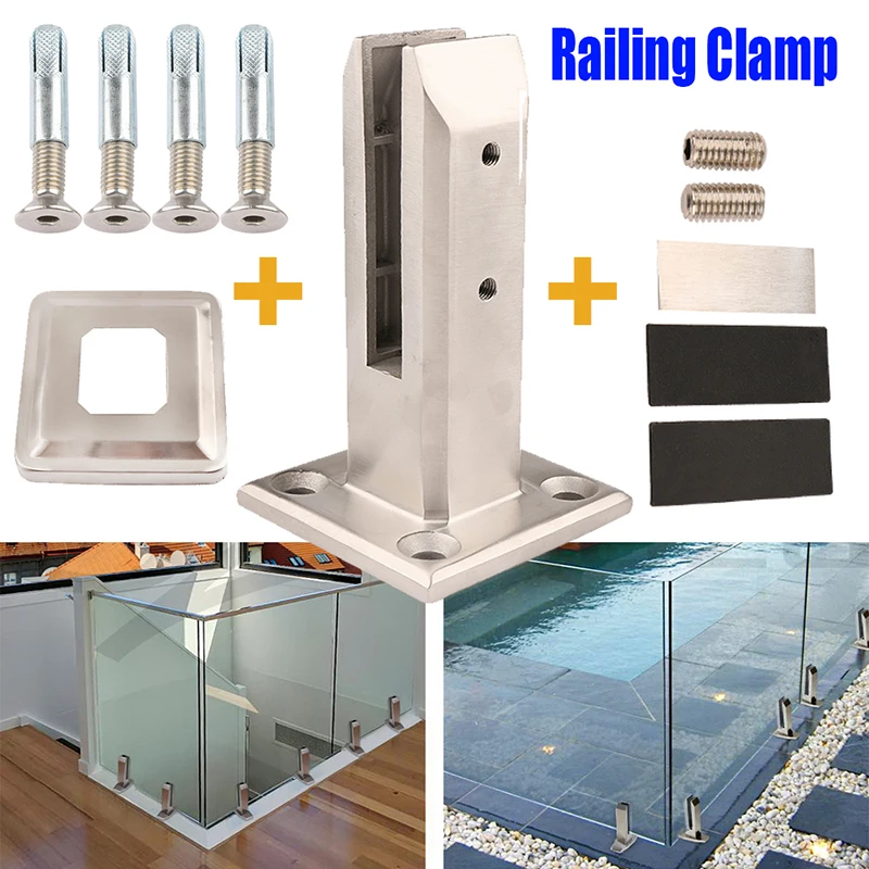 Stainless Steel Swimming Pool Floor Clip Stairs Balcony Glass Fixing Fence Clamp 100% Brand New And High Quality
Stainless Steel Swimming Pool Floor Clip Stairs Balcony Glass Fixing Fence Clamp 100% Brand New And High Quality