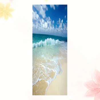 2pcs in 1 Set Blue Ocean Beach Decorative Stickers 3D Simulation Door Removable Wall Sticker Refurbished PVC Wallpaper for Livin
2pcs in 1 Set Blue Ocean Beach Decorative Stickers 3D Simulation Door Removable Wall Sticker Refurbished PVC Wallpaper for Livin