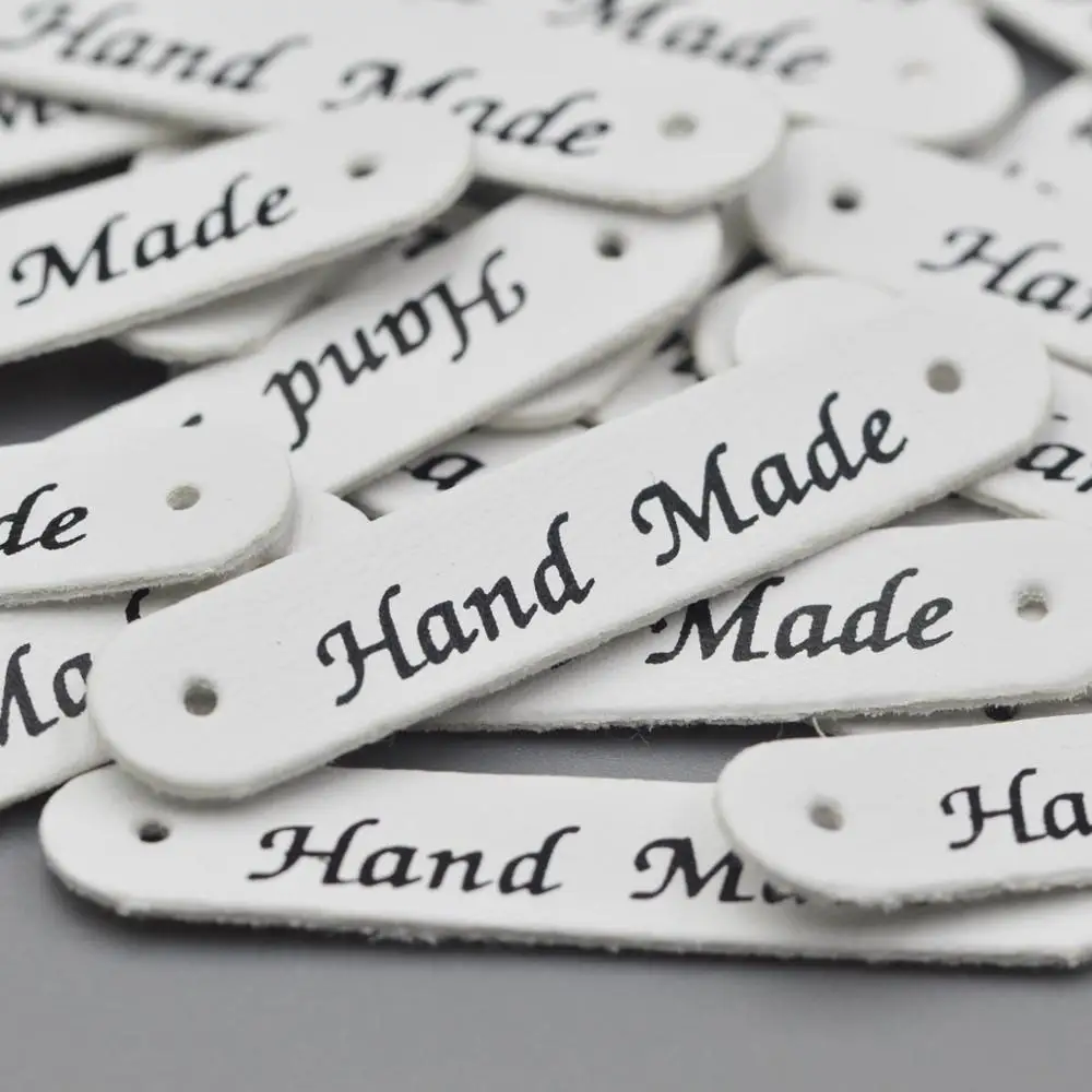 KALASO Wholesale 30pcs White Handmade Labels Clothes Garment PU Leather Labels Hand Made Tags Jeans Bags Shoes Sewing Supplies
KALASO Wholesale 30pcs White Handmade Labels Clothes Garment PU Leather Labels Hand Made Tags Jeans Bags Shoes Sewing Supplies