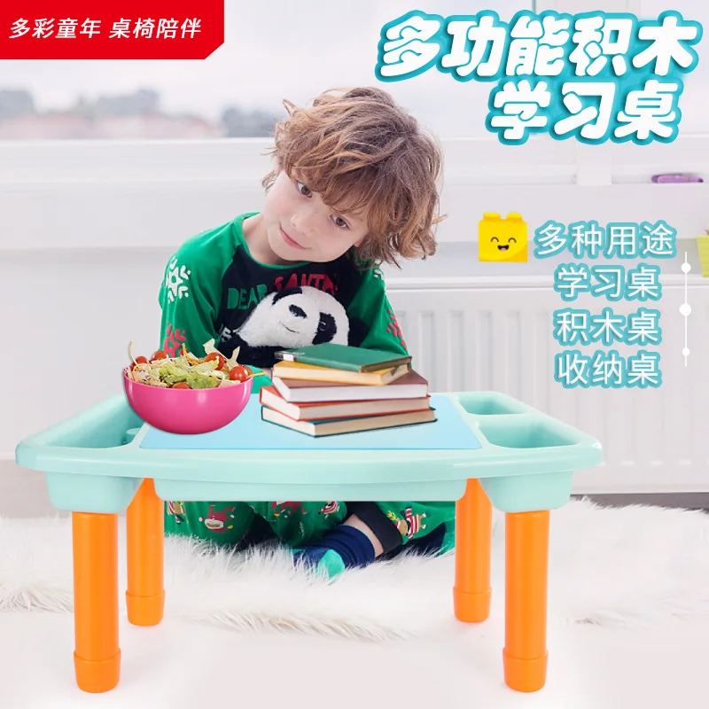 Children Multi-functional Building Blocks Study Table Game Table Toy NTU Small Particles Compatible Ball Bearing Assembled Build
Children Multi-functional Building Blocks Study Table Game Table Toy NTU Small Particles Compatible Ball Bearing Assembled Build