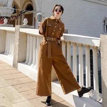 Temperament Jumpsuit for Women 2020 Wide Leg Straight Jumpsuit Rompers Womens Casual Loose Jumpsuits
Temperament Jumpsuit for Women 2020 Wide Leg Straight Jumpsuit Rompers Womens Casual Loose Jumpsuits