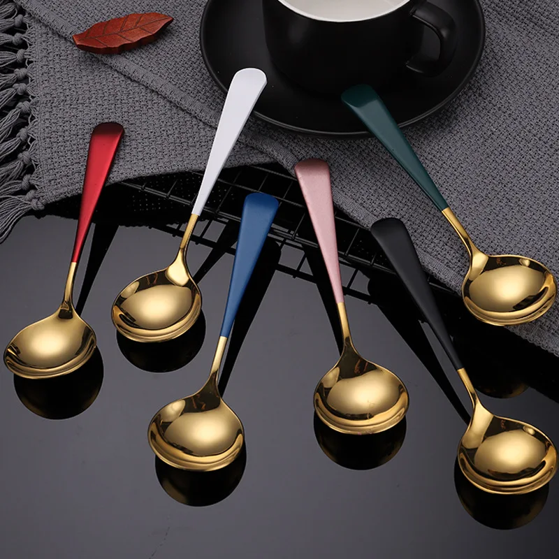 Tea Spoons Creative Tableware Coffee Ice Cream Rice Dessert Sugar Cake Baking Tools Kitchen Accessories Utensils Stainless Steel
Tea Spoons Creative Tableware Coffee Ice Cream Rice Dessert Sugar Cake Baking Tools Kitchen Accessories Utensils Stainless Steel