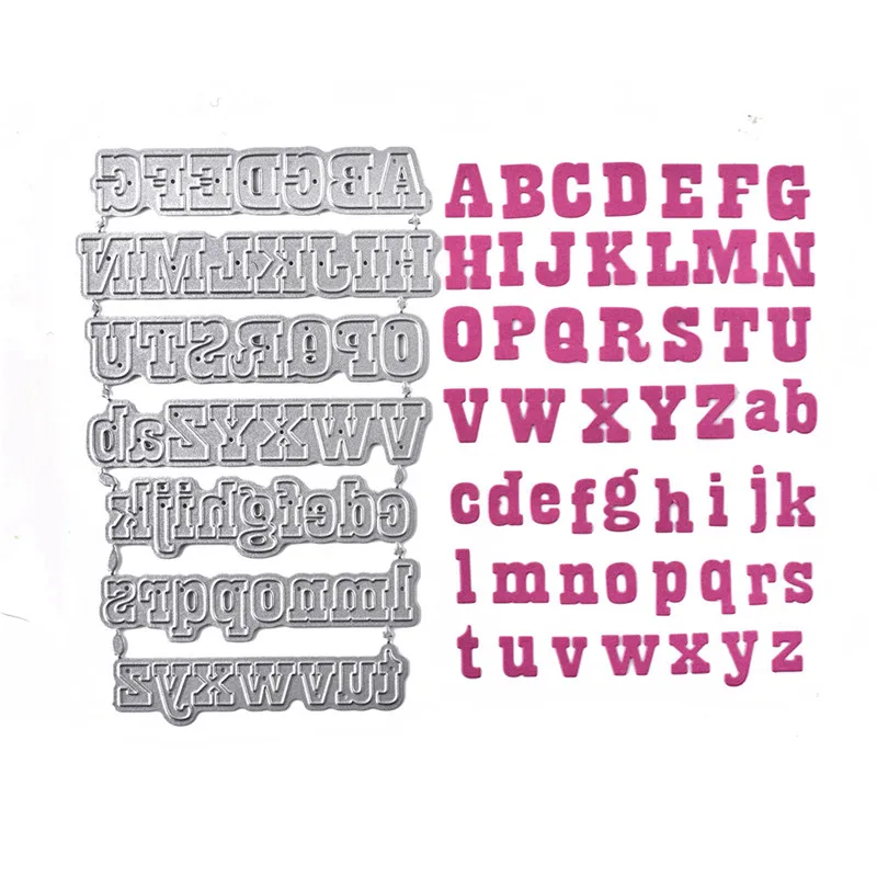 Naifumodo 26 Capital&Lowercase Alphabet Metal Dies 26 Letters Cutting Dies Scrapbooking Embossing Dies Cut Stencils DIY Cards
Naifumodo 26 Capital&Lowercase Alphabet Metal Dies 26 Letters Cutting Dies Scrapbooking Embossing Dies Cut Stencils DIY Cards