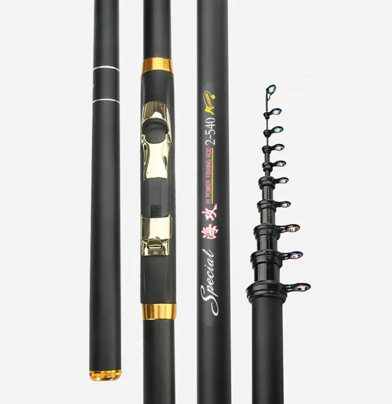 High Carbon 3.6M-7.2M Rock Fishing Rod Telescopic Feeder Rod Surf Spinning Ultra Light Fishing Tackle Olta Colorful Guide GAN014
High Carbon 3.6M-7.2M Rock Fishing Rod Telescopic Feeder Rod Surf Spinning Ultra Light Fishing Tackle Olta Colorful Guide GAN014