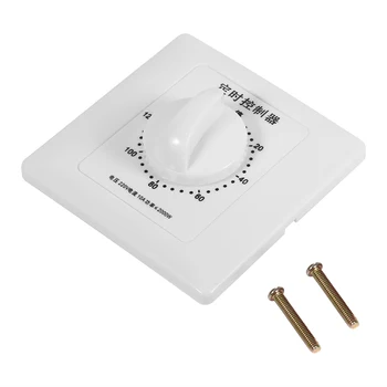 AC 220V High Power Pump Timer Mechanical Time Switch Countdown Control 86 Panel 60 Min With Time Switch Controller
AC 220V High Power Pump Timer Mechanical Time Switch Countdown Control 86 Panel 60 Min With Time Switch Controller