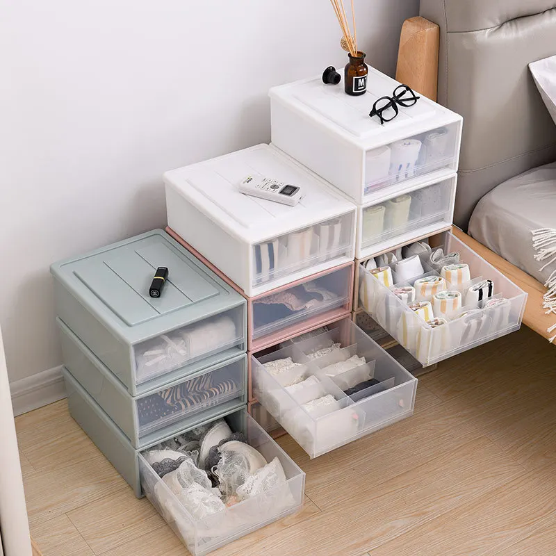 1/10/15Grid Drawer Type Plastic Underwear Storage Box Superimposed Japanese Style Bedroom Storage Wardrobe Fashion Organizers
1/10/15Grid Drawer Type Plastic Underwear Storage Box Superimposed Japanese Style Bedroom Storage Wardrobe Fashion Organizers