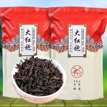 

250g Wuyi Yan Cha Wuyi Cliff Top Grade Dahongpao Tea Big Red Robe Oolong Tea Wuyi Oolong Premium Da Hong Pao Black Tea Food
