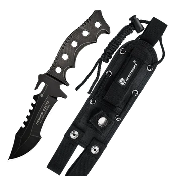 HX OUTDOORS Infantry Tactical Straight Knife, G10 Handle 7CR14MOV Blade 60hrc Outdoor Survival Knife Camping Knife
HX OUTDOORS Infantry Tactical Straight Knife, G10 Handle 7CR14MOV Blade 60hrc Outdoor Survival Knife Camping Knife